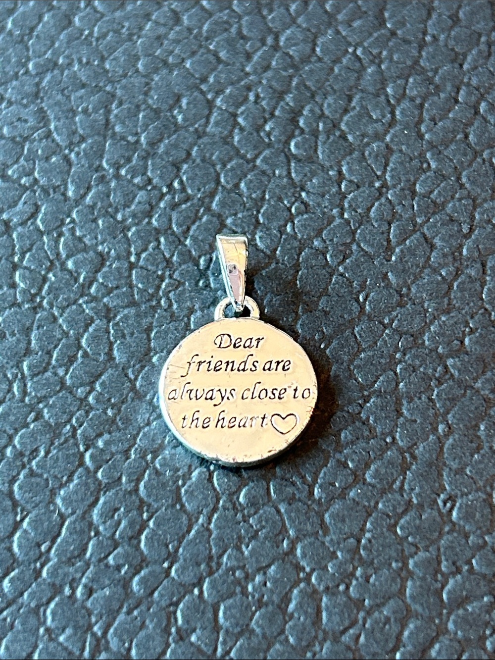 Sterling Silver Heart & Friendship Pendant